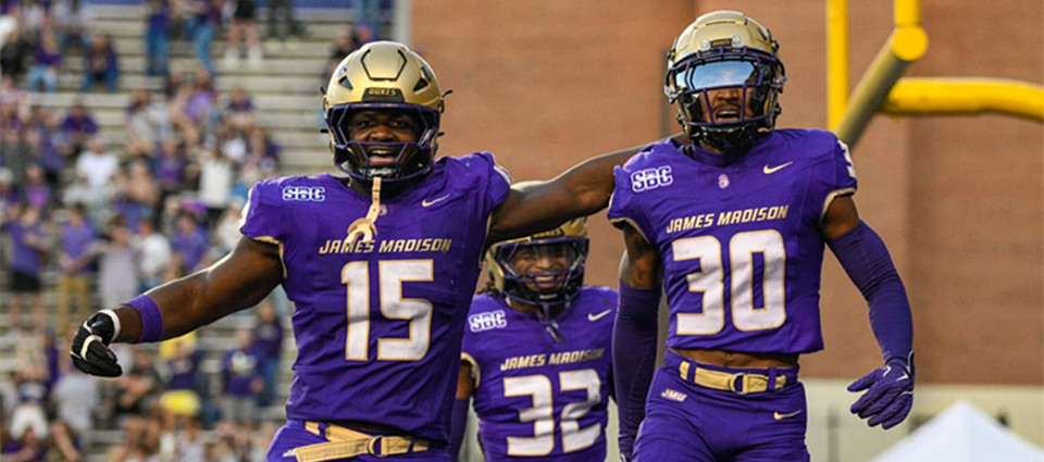 James Madison Football Jerseys